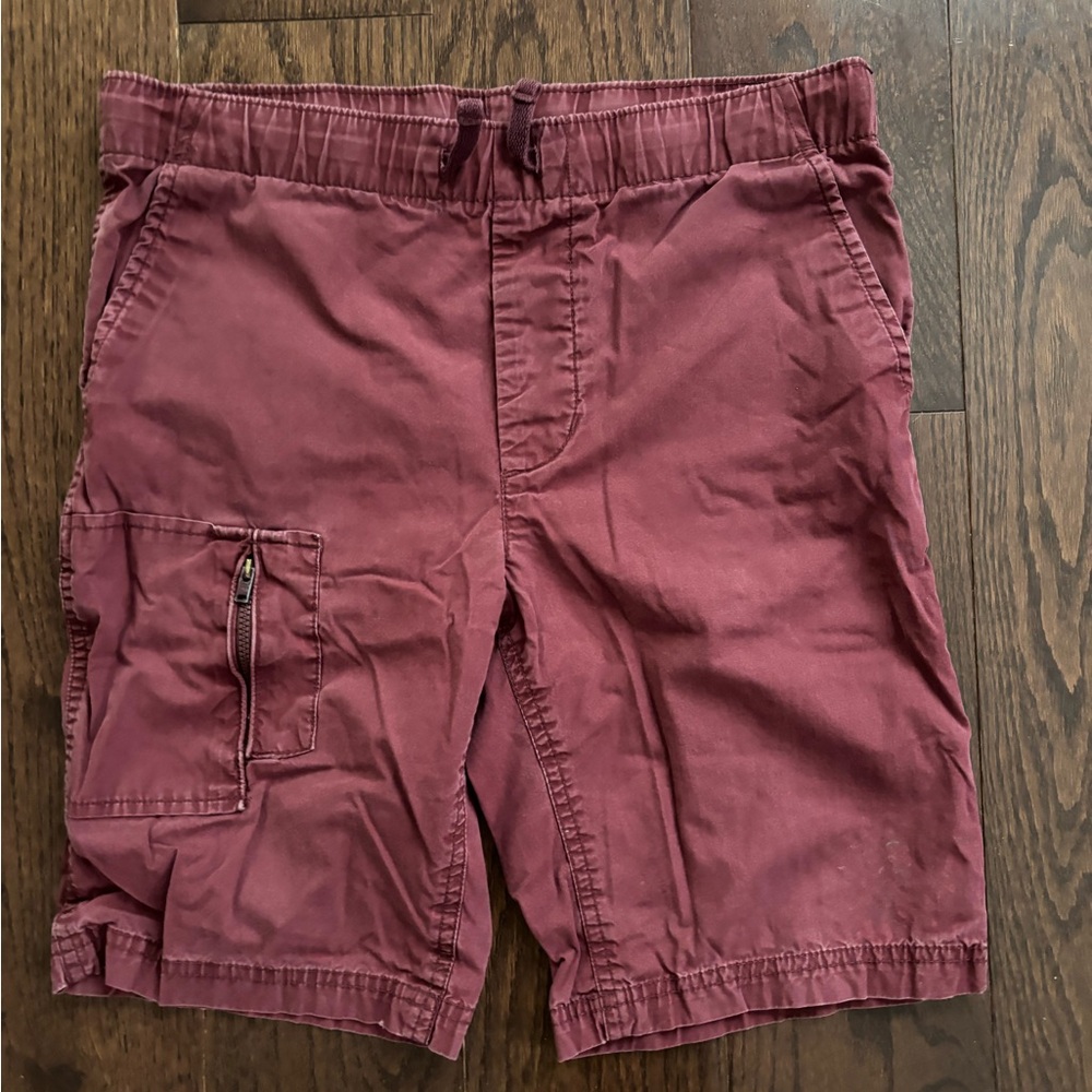 GAP kids Dark Red Cargo Shorts
